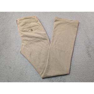American Eagle Outfitters Women Size 4 Kick Boot Pants Khaki Super Stretch